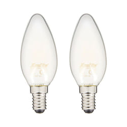 Xanlite - Ampoule led filament flamme culot E14 806lm blanc chaud - PACK2RFV806FO