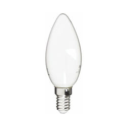 Ampoule Filament led Flamme Opaque, culot E14, 250 Lumens, conso. 4 w (eq. 25 w), Blanc chaud - RFV250FO - Xanlite