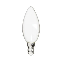 Ampoule Filament led Flamme Opaque, culot E14, 250 Lumens, conso. 4 w (eq. 25 w), 4000K, Blanc neutre - RFV250FOCW - Xanlite