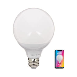 Ampoule Connectée smd E27 1521 lumens G95, éclairage blancs + couleurs - KE1500BRVBCCT - Kozii