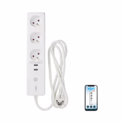 Description générale Découvrez la multiprise connectée KOZII 16A 3680W, parfaite pour intégrer plusieurs appareils à votre éc ...