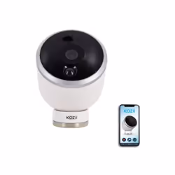 Caméra Extérieur/Intérieur avec détecteur de mouvement Vidéo Full HD 1080p jusqu'à 30 mètres, vision nocturne Scénarios compa ...
