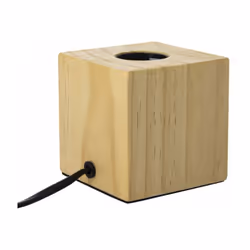 Description générale La lampe à poser Cubik en bois est un accessoire d'éclairage élégant et fonctionnel, conçu pour ajouter  ...