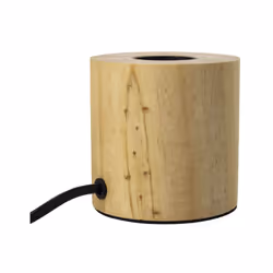 Description générale La lampe à poser Cubik en bois avec interrupteur apparent allie simplicité et modernité. Fabriquée en bo ...