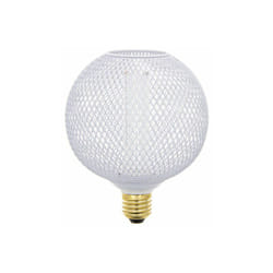 Xanlite - Ampoule Déco Cage Boule Blanc, culot E27, Hologramme, Blanc chaud - RFDHE150BCAB