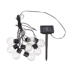 Guirlande Solaire Guinguette 5m IP44 - 8 Ampoules - Blanc chaud