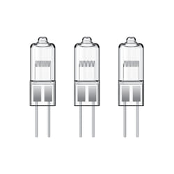 Lot de 3 ampoules halogènes culot G4, 375 Lumens, 2900 Kelvins, Blanc chaud, Dimmable - PACK3HG420W - Xanlite