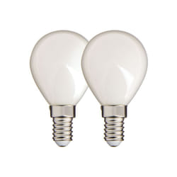 Xanlite - Lot de 2 Ampoules Filament led Flamme Opaque, culot E14, 470 Lumens, equivalence 40W, 4000 Kelvins, Blanc neutre - PACK2RFV470FOCW