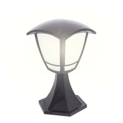 Xanlite - Borne filaire noire rétro IP44, culot E27, 40W max