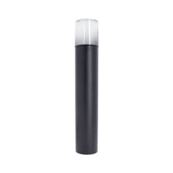 Xanlite - Borne filaire noire fumée IP44, culot E27, 40W max