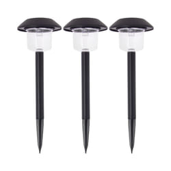Xanlite - Lot de 3 balises solaires led IP44 noir, rvb