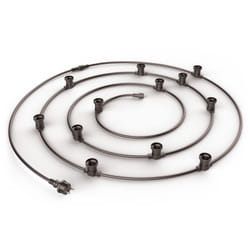 Xanlite - Guirlande led 10M extensible, 10 douilles, compatible ampoules E27 (non incluses)