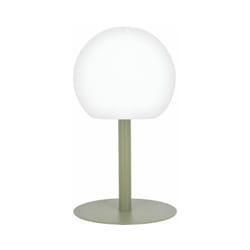 Xanlite - Lampe à poser boule kaki rechargeable en métal led IP44, 400 lumens, cct et dimmable, hauteur ajustable - LP16BKRCCT