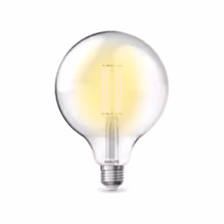 Xanlite - Ampoule à filament LED G125, culot E27, 7,2W (eq. 100W), 1521 lumens, Blanc chaud, Classe A - ARFE1521B125