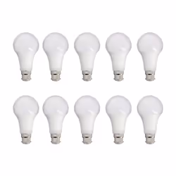 Lot de 10 ampoules LED A60 opaque, culot B22, 5,3W cons. Ampoule LED A60, doté d’une intensité d’éclairage de 470 lumens pour ...