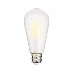 Ampoule à filament LED ST64 Classe A - culot E27 Ampoule LED Classe A blanc chaud (3000k) Avec'une consommation très faible d ...