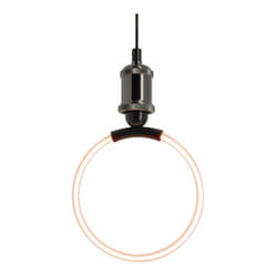 Xanlite - Ampoule Filament LED déco Ellipse Ronde, culot E27, conso. 3,5W, 470 lumens, Blanc chaud - RFDE400ERS