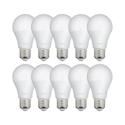 Xanlite - Lot de 10 Ampoules led A60, culot E27, 9W cons. (60W eq.), lumière Blanc Chaud - WPACK10EE806G