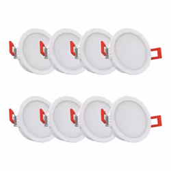 Xanlite - Pack de 8 spots LED intégrées CCT IP54 conso. 4W 345 lumens Blanc - PACK8SEL345BIPCCT