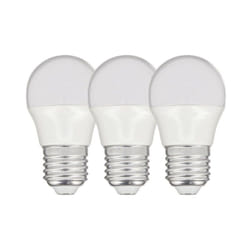 Lot de 3 Ampoules smd led P45 Opaques, culot E27, 806 lumens, conso. 8,8W éq. 60W, Blanc chaud - PACK21EE806PIW - Xanlite