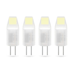 Lot de 4 Ampoules smd led Capsules, culot G4, 100 lumens, conso. 1W éq. 10W, Blanc chaud - PACK31ALG4100IW - Xanlite