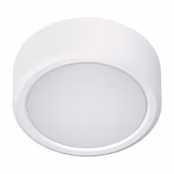 Xanlite - Spot encastrable/en saillie LED rond, extra plat, cons. 6W, 800 lumens, CCT, IP44, Blanc - KSDOP400RBIPCCT