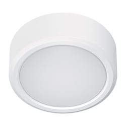Xanlite - Spot encastrable/en saillie led rond, extra plat, cons. 6W, 800 lumens, cct, IP44, Blanc