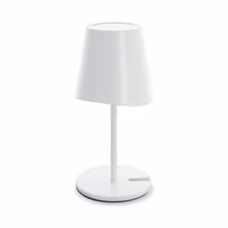 Xanlite - Lampe à poser LED IP44, 250 lumens, rechargeable USB-C, 38cm, CCT & Dimmable, Blanc - LPM38BD