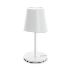 Xanlite - Lampe à poser led IP44, 250 lumens, rechargeable usb-c, 38cm, cct & Dimmable, Blanc - LPM38BD