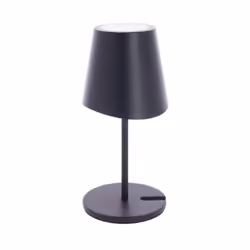 Xanlite - Lampe à poser LED IP44, 250 lumens, rechargeable USB-C, 38cm, CCT & Dimmable, Noir - LPM38ND