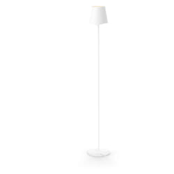 Xanlite - Lampadaire métal, 500 lumens, cct & Dimmable, Rechargeable, 130cm, Blanc