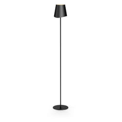 Xanlite - Lampadaire métal, 500 lumens, cct & Dimmable, Rechargeable, 130cm, Noir