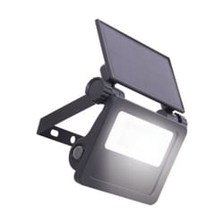 Projecteur mural solaire compact IP54, 850 lumens, détecteur de mouvement, Noir - PRS850D - Xanlite