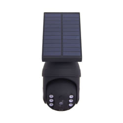Xanlite - Projecteur Caméra factice solaire IP65, 250 lumens, détecteur de mouvement, Noir - PRSCAM250