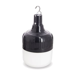 Xanlite - Lanterne led à suspendre, Solaire hybride, 250 lumens, Blanc neutre, Noir