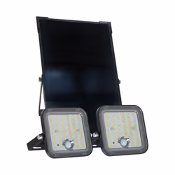 Xanlite - Pack de 2 projecteurs solaires LED IP44, détecteur de mouvement, 2x900 lumens, Blanc chaud - PACK2PRS7WMCEE