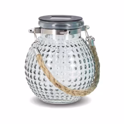 Xanlite - Lanterne Solaire Boule IP44 - Finition verre teinté - Gris - SOLABVT-G