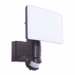 Xanlite - Projecteur mural noir LED IP44 30W avec détecteur de mouvement, 3000 Lumens - PR30WMDV24