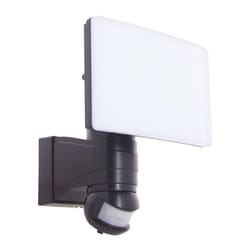 Xanlite - Projecteur mural noir LED IP44 30W avec détecteur de mouvement, 3000 Lumens - PR30WMDV24