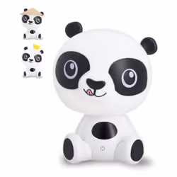 Veilleuse Panda LED - Intensité variable, rechargeable USB, éclairage RVB et blanc chaud avec accessoires inclus Offrez un co ...