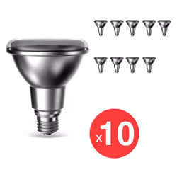 Xanlite - Lot x10 Ampoules LED PAR30, culot E27, 10,8W cons. (115W eq.), 1000 lumens, Blanc neutre (4000K) - WPACK10ALPAR30