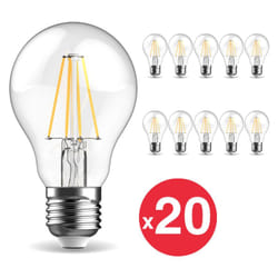 Xanlite - Lot x20 Ampoules LED standards A60, culot E27, conso 4,8W (40W eq.), Blanc neutre (4000K) - WPACK102RFE470GCWE
