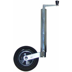 Optima - Roue jockey télescopique pour caravane et remorque Modèle - Diam. 48 mm - Roulette 200mm