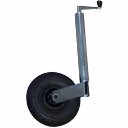 Roue jockey télescopique pour caravane et remorque. Cet accessoire caravane est indispensable pour stabiliser et déplacer man ...