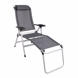 Repose-jambes - MIDLAND - Gris Navy - Contemporain - Design - Salon