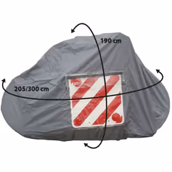 Bâche en polyester enduit imperméable 110 g/m². Protège vos vélos des intempéries, de la saleté et des regards malveillants. ...