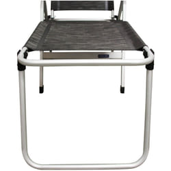 Midland - Repose-jambes pour fauteuil Noir mesh
