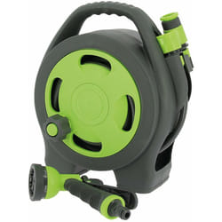 Optima - Tuyau d'eau 10 m avec enrouleur compact