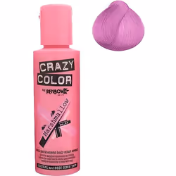 Coloration cheveux semi-permanente CRAZY COLOR MARSHAMLLOW PINK = Rose bonbon Pour un look FUN et des cheveux aux couleurs vi ...