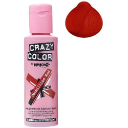 Coloration cheveux semi-permanente CRAZY COLOR Couleur : Rouge Vermillon Pour un look FUN et des cheveux aux couleurs vives et